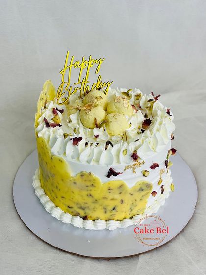 A delicious Rasmalai cake, a fusion dessert that's always a crowd-pleaser.