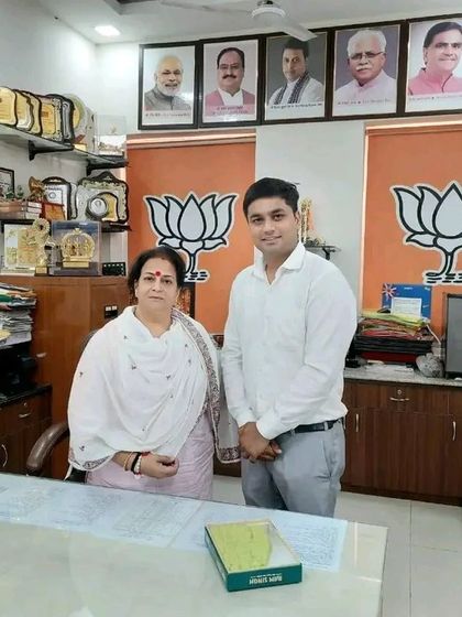 With a respected local leader. Building these relationships is key to getting things done for our community.