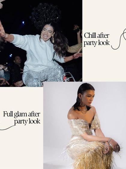 For the after-party, do you prefer a chill, comfortable look or want to go full glam? I help my brides plan for both, ensuring they can celebrate in style.
