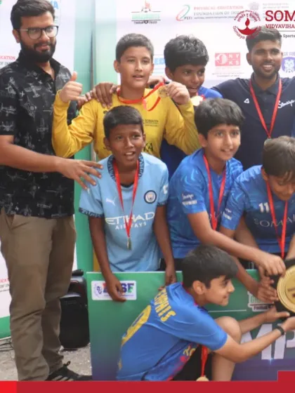 Our U-13 team celebrates their Golden Shield victory, showcasing the depth of talent across our youth football program.