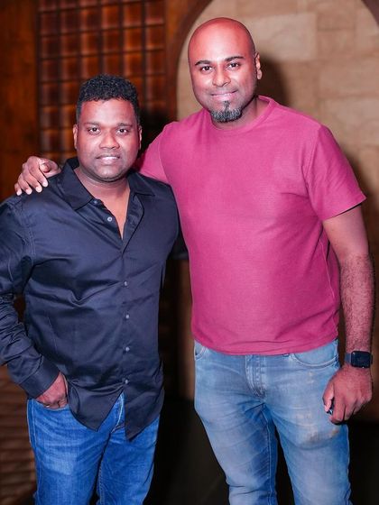 Posing with a friend at TYD.