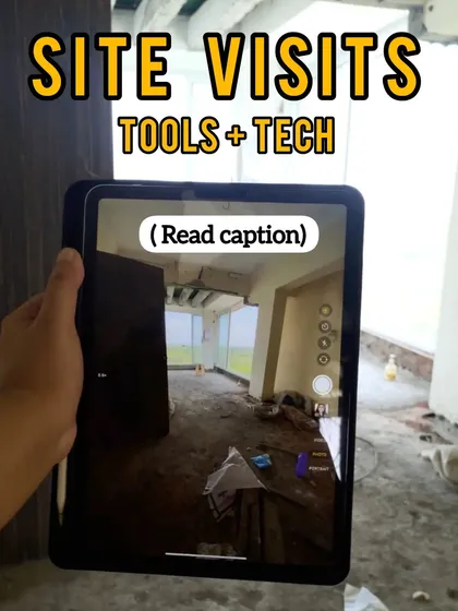 Being prepared is key for an efficient site visit. I use a combination of old-school tools like paper and chalk, and modern tech like a tablet with a wide-angle camera and measurement apps to capture all necessary information accurately.
