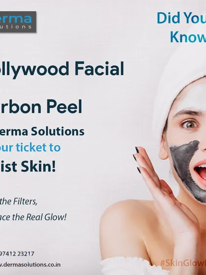 The Hollywood Facial, also known as a Carbon Peel, is your ticket to A-list skin. This treatment uses activated carbon and a laser to deeply exfoliate and reveal a real, filter-free glow.