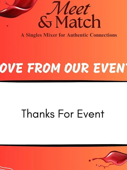 A simple "Thanks For Event" is a great sign of an appreciative and satisfied guest.