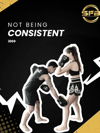 Another common mistake is inconsistency. We emphasize that showing up regularly is the key to building skills and seeing real progress in your kickboxing journey.