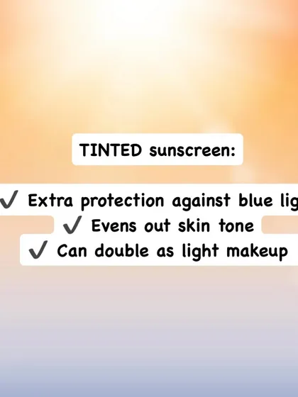 Here are the key benefits of using a tinted sunscreen. Beyond just evening out your skin tone, it provides crucial protection against visible light, which can worsen conditions like melasma.
