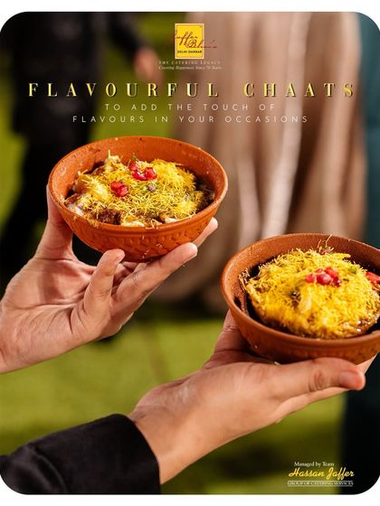 Our flavourful chaats add a touch of excitement to any occasion. We serve a variety of street food classics in hygienic and appealing setups, ensuring a delightful experience.