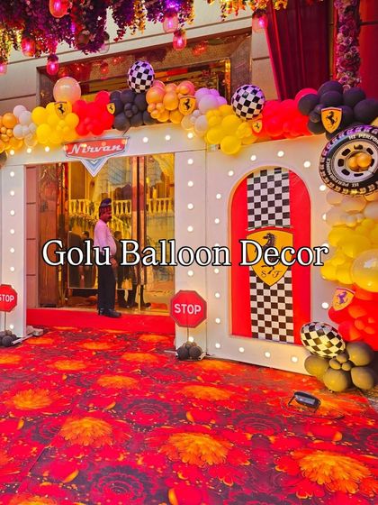 Golu Balloon Decor - Baby Celebration Decor First Birthday Spectacles photo 14