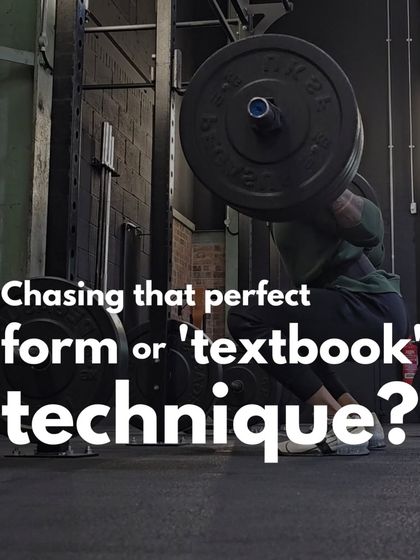 Stop chasing "perfect" form. There is no single textbook technique that works for everyone. My focus is on finding the optimal movement strategy for the individual to achieve a specific outcome, while managing load to prevent injury.