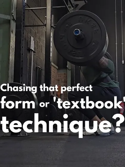 Stop chasing "perfect" form. There is no single textbook technique that works for everyone. My focus is on finding the optimal movement strategy for the individual to achieve a specific outcome, while managing load to prevent injury.