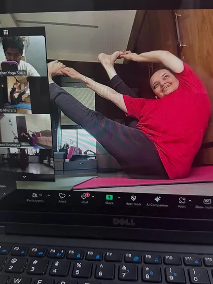 The smile of a student who is enjoying the process. Our online community is full of supportive and dedicated practitioners.