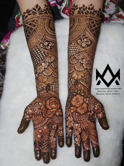 Azra Mehendi - Mehendi Artistry Full Bridal Mehendi photo 18