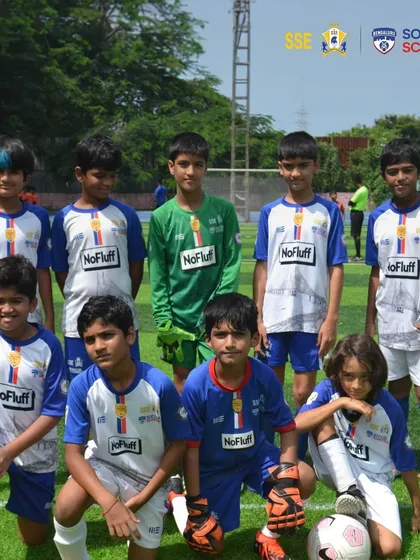 Our U11 Blues team, who showed remarkable courage competing in an older age group.