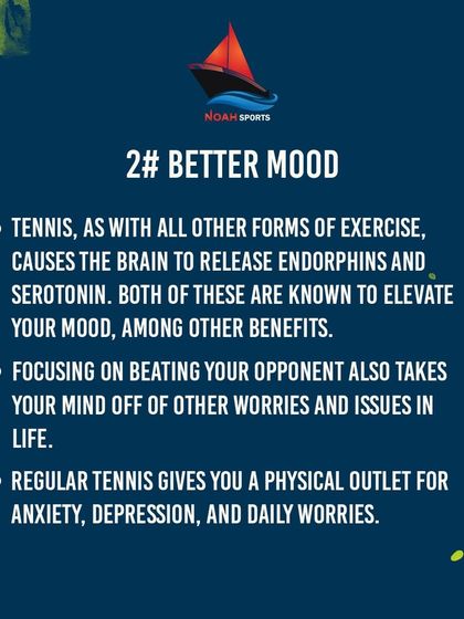 Noah Tennis Academy - Tennis Coaching Tennis for Life: Health & Mindset photo 6