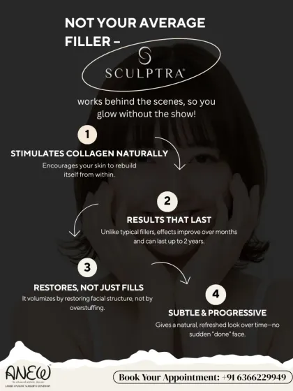 Sculptra is not your average filler; it works behind the scenes so you glow without the show. It stimulates collagen, restores facial structure instead of just overstuffing, and provides subtle, progressive results that can last up to two years.