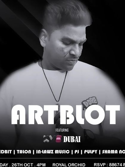 My solo flyer for a Saturday night closing set at Royal Orchid. It's a great feeling to be trusted with taking the crowd through the final hours of the night.