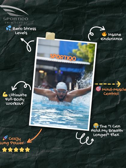 Swimming delivers a unique combination of benefits: zero stress, insane endurance, ultimate full-body workout, and superior mind-muscle control.