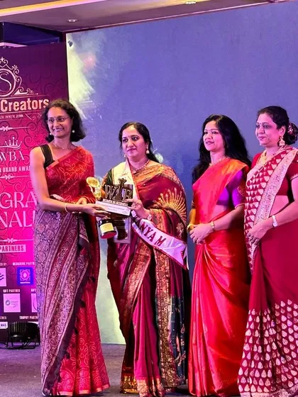 I was incredibly honored to be recognized with an award from the Bangalore Women Brand Awards. This achievement reflects my deep commitment to quality, purity, and supporting fellow entrepreneurs on their journey.