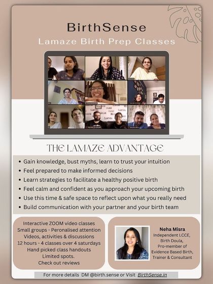 Neha Misra - Childbirth Education & Preparation My Approach to Birth Support photo 13