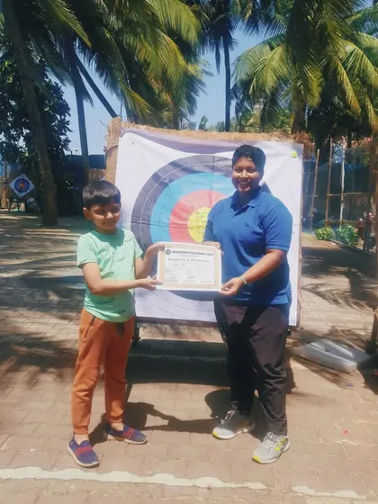 This young student from the March 2023 batch was thrilled to complete the course.