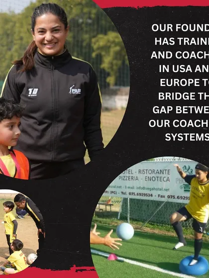This image highlights our founder's experience training and coaching in the USA and Europe. This global perspective is crucial to our mission of bridging the gap between Indian and international coaching systems.