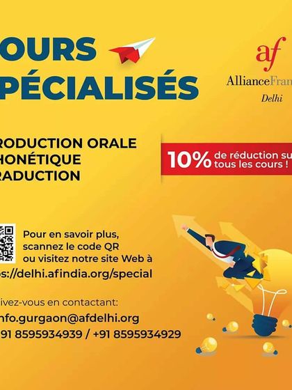 An overview of our specialized courses, including Oral Production, Phonetics, and Translation. We offer these workshops to help you deepen your expertise in the French language.
