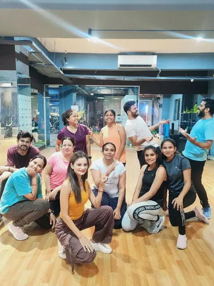 Our Zumba crew after a killer session. The smiles say it all. It's more than a class, it's a community of people who love to dance.