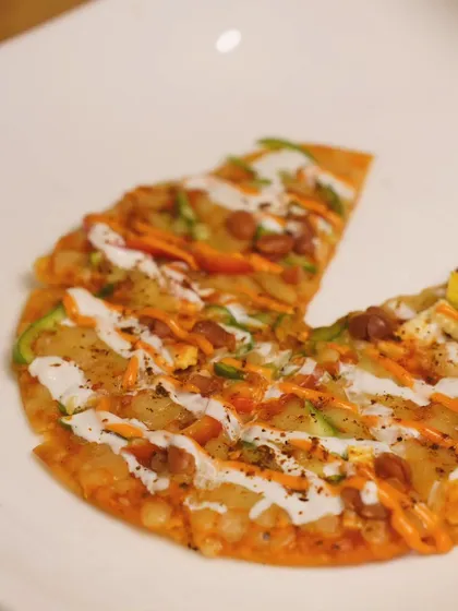 One slice is all you need. Another look at the delicious and crispy Mexican Pizza, perfect as a pass-around appetizer.