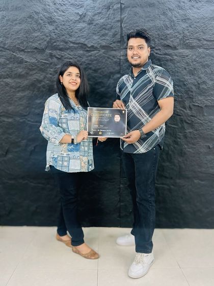 Another proud moment at the academy. Congratulations on your certification!