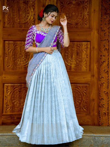 Maya Designer Studio - Custom Bridal & Occasion Wear Modern Half Sarees (Langa Voni) photo 48