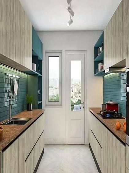 Modular Kitchen - Modular Home Interiors Compact & Parallel Kitchens photo 8