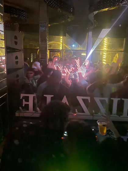 A slice of life from my Goa trip. This photo captures the packed dancefloor and the unmistakable energy of a party in Goa.