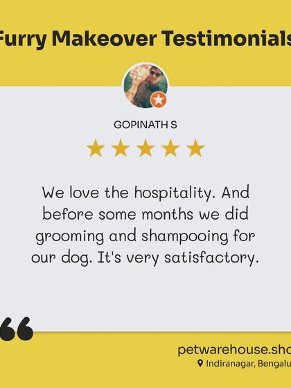 Pet Warehouse - Pet Grooming Services Words from Our Pet Parents photo 22