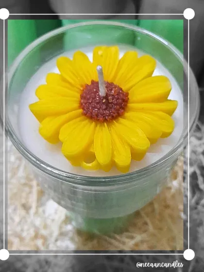 Gift your sibling something as bright and warm as your bond. Our handcrafted sunflower candle in a glass jar is a reminder of sunshine, memories, and unconditional love.