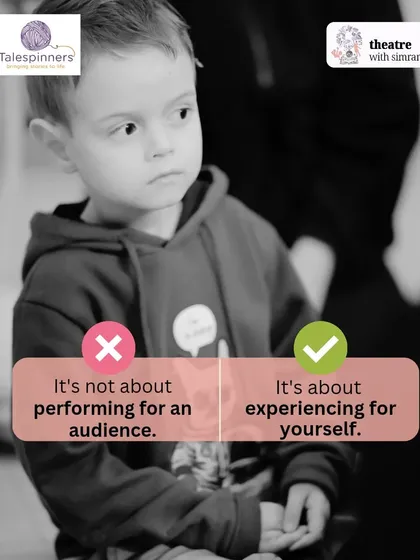 My philosophy is that theatre is not about performing for an audience, but about experiencing for yourself. The growth happens in the process.