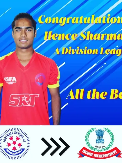 This is what our program is about. Ilence Sharma is a product of our training, and I am proud to see him move on to play in the BDFA A Division League. Hard work pays off.