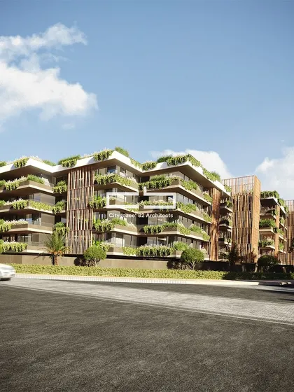 I believe in creating a close connection between residents and nature. This sustainable residential design integrates lush vegetation within the built environment, using vertical plants and eco-friendly materials to enhance well-being and promote environmental conservation.
