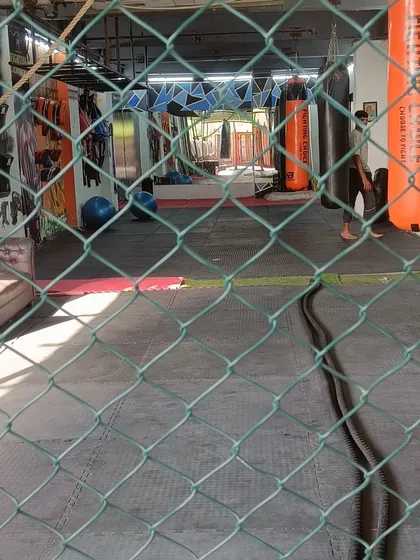 A look through the cage at our upgraded Greater Noida facility. We are constantly improving our clubs to provide the best possible training experience.