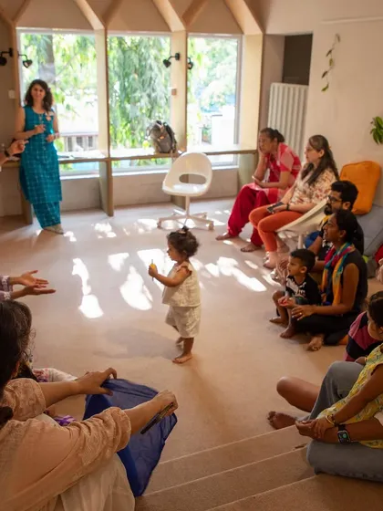 Here are more snapshots from our vibrant celebrations throughout the year, including Holi, Diwali, Navratri, and our special playdates. Each event is a testament to our wonderful community of children, parents, and teachers.