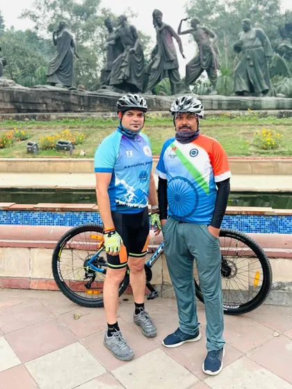 Post-Diwali ride to burn off the festive calories. We get back on the saddle right after the celebrations.