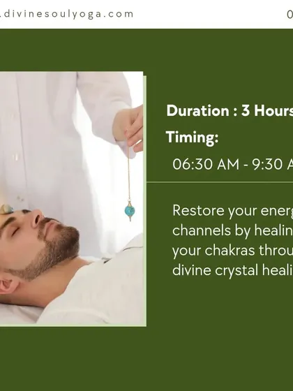 In our workshops, we also explore subtle energy work like crystal healing. This practice helps restore your energy channels and balance your chakras, promoting a sense of overall well-being.