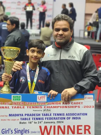 This is a moment of immense pride. Our player, Shanaya Tyagi, became the National Champion and India No. 1. This is the result of relentless hard work and dedication.