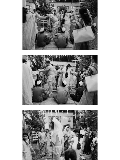 Joyful moments from Haldi ceremonies hosted at my venues. Whether in the grand lawn of The Farmhouse Collective or the cozy setting of The Backyard, there's plenty of space for this fun-filled tradition.