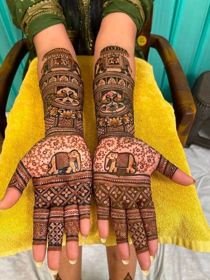 Vijay Singh - Bridal Mehndi Traditional Rajasthani & Jaipuri Motifs photo 61