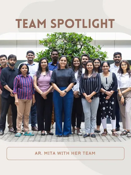 Senior Associate Mita Patel with her team, known for their collaborative and pragmatic approach to project delivery.