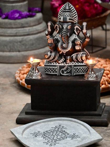 Greenhouse - Handcrafted Stone Sculpture & Decor Ganesha: The Remover of Obstacles photo 9