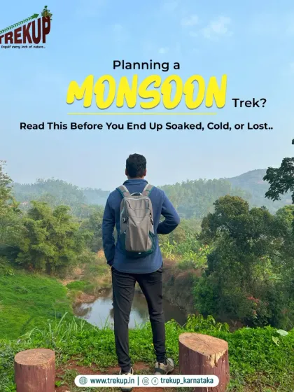 Planning a monsoon trek? This graphic is the first in a series of essential tips to ensure you're prepared for the rain, fog, and leeches.