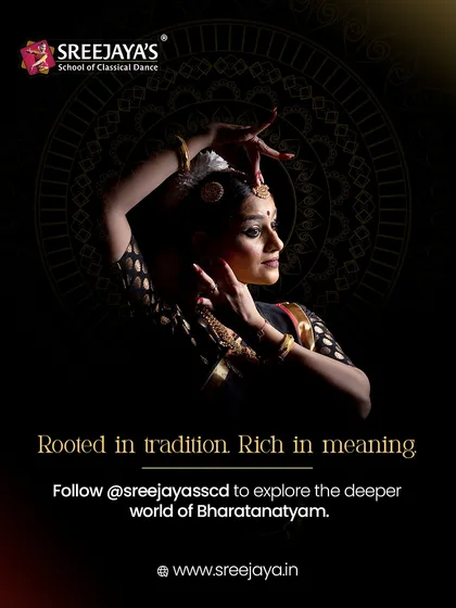 Rooted in tradition and rich in meaning. Follow us to explore the deeper world of Bharatanatyam.