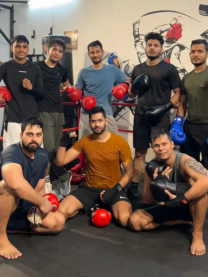 This is our squad. We are a team of fighters, coaches, and students who push each other every single day. When you train at Vajra, you join a family that fights and grows together.