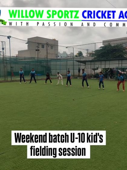An overview of our U-10 weekend fielding session. We make sure our youngest players learn the fundamentals in a fun and engaging way.